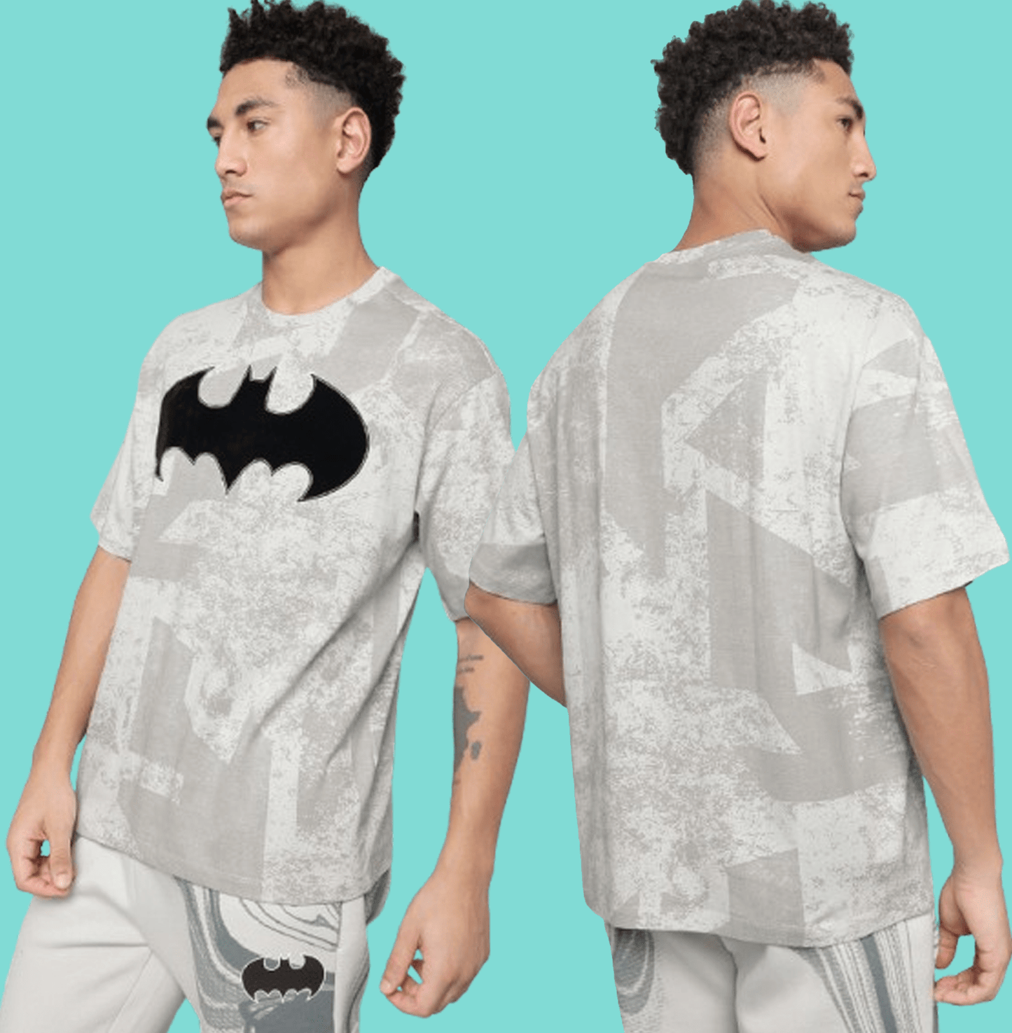 Batman 0780 Dawn Grey Mens T Shirt