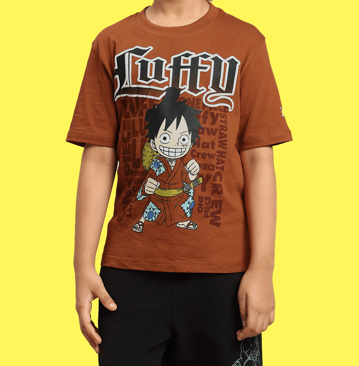 One Piece 0987 Rust Kids T Shirt