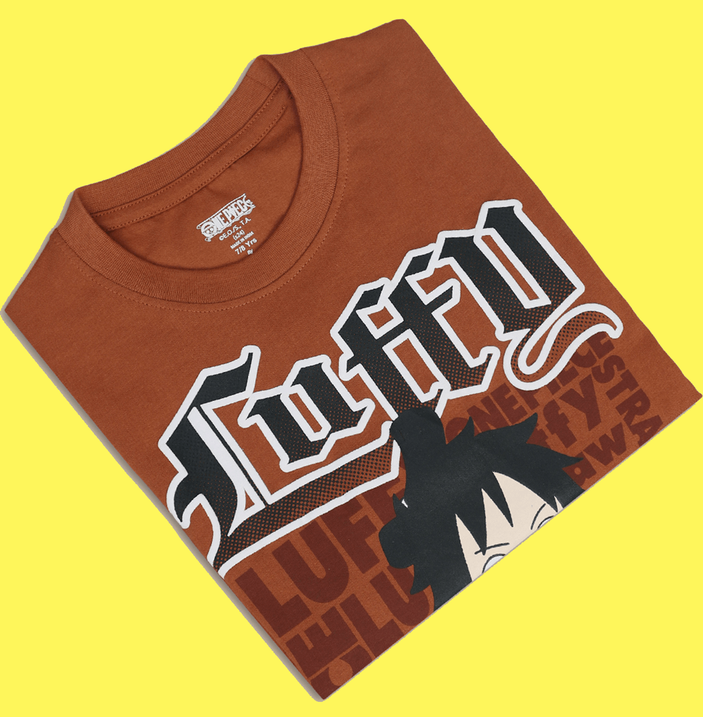 One Piece 0987 Rust Kids T Shirt