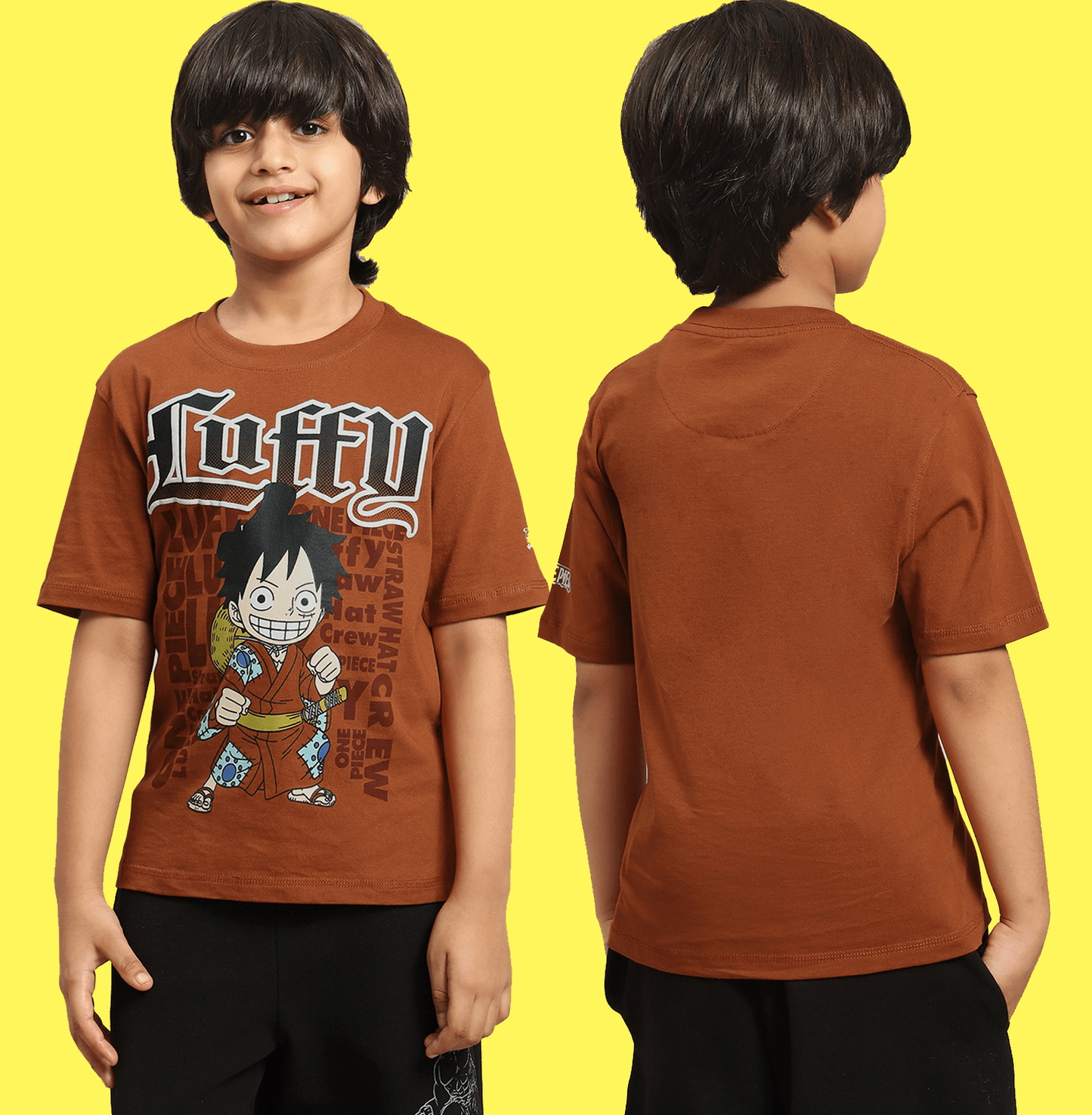 One Piece 0987 Rust Kids T Shirt