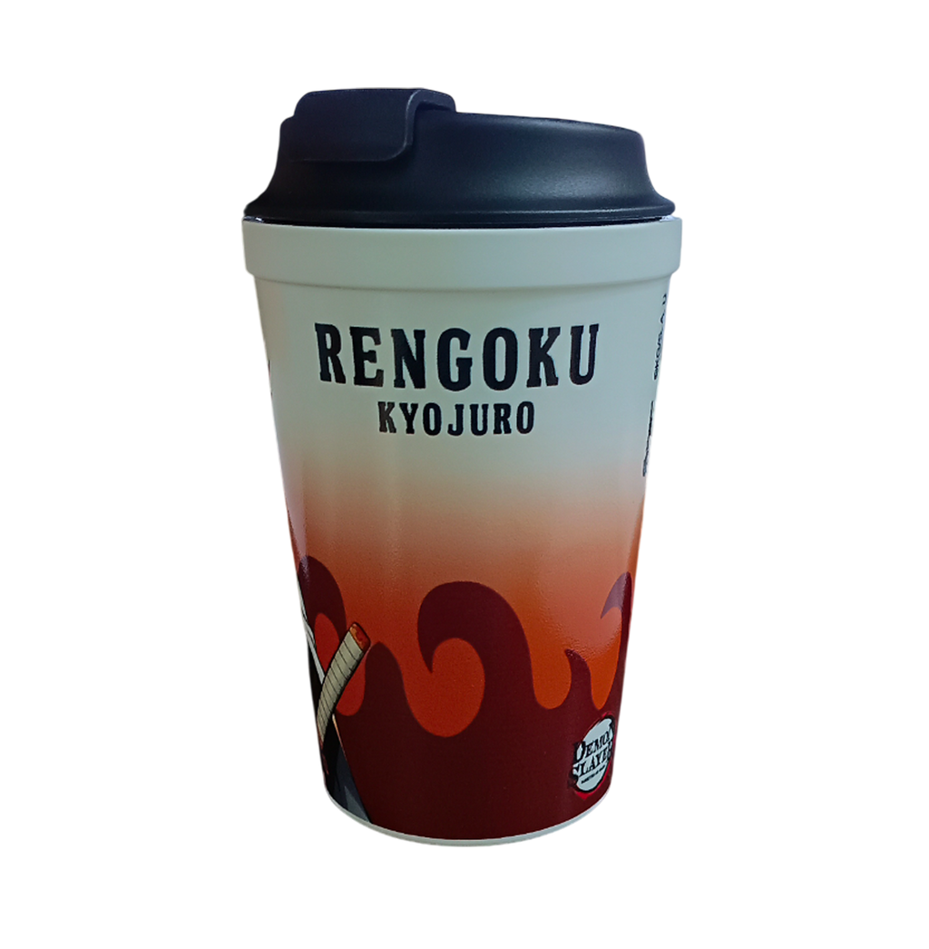 Demon Slayer Rengoku Travel Mug- Stainless Steel