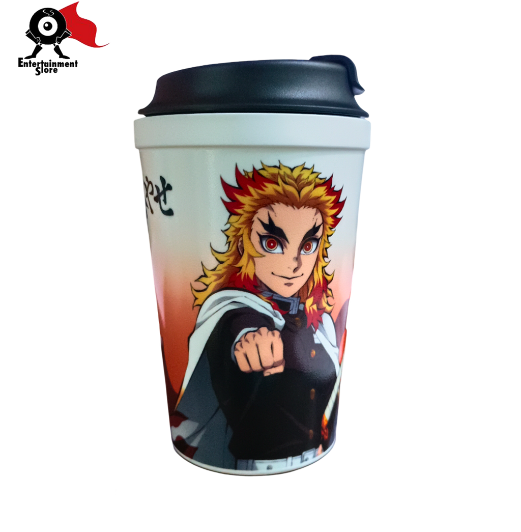 Demon Slayer Rengoku Travel Mug- Stainless Steel