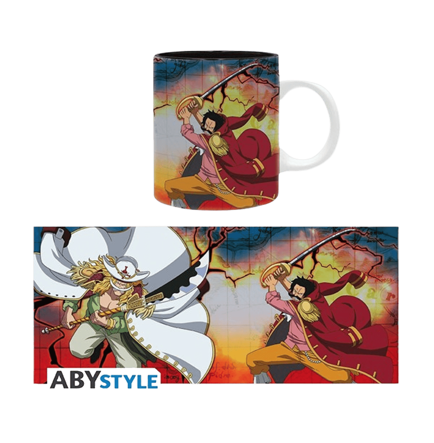 One Piece  Roger vs Whitebeard Mug