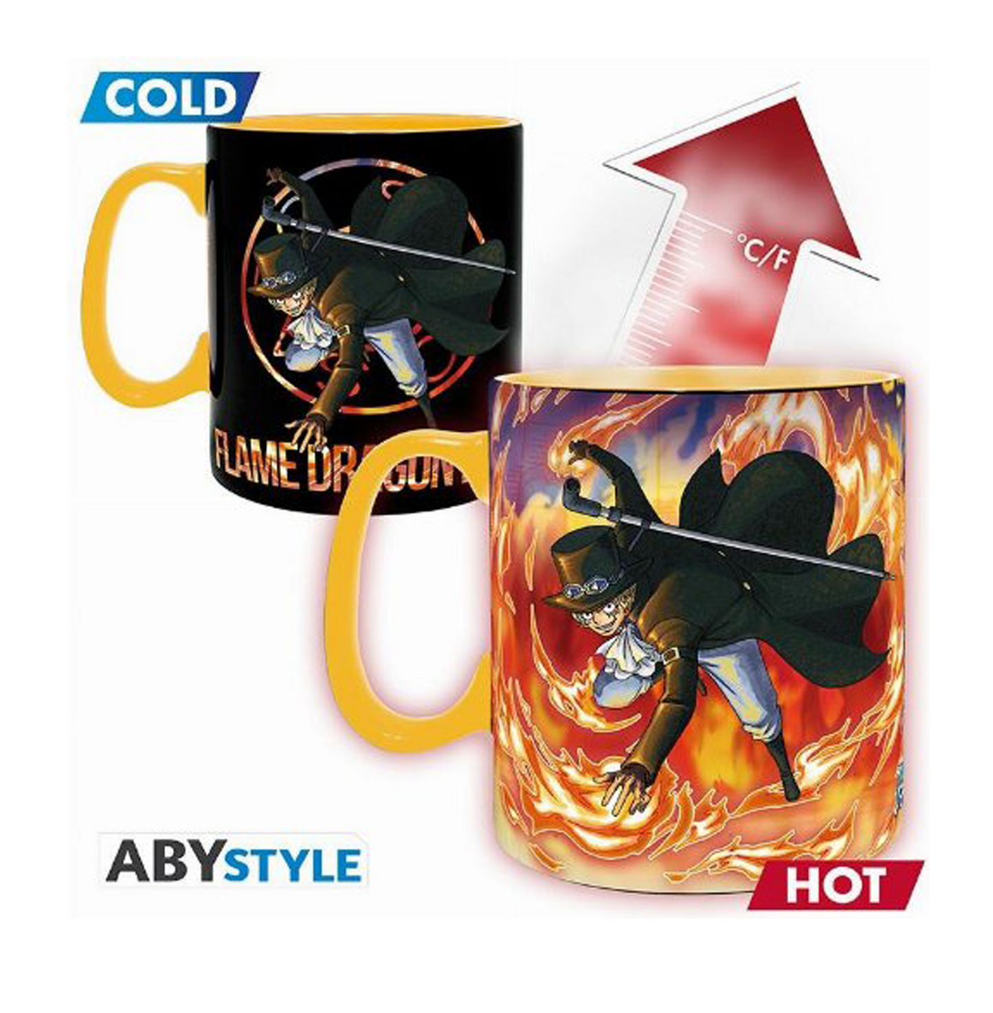 One Piece Luffy And Sabo Magic Mug Gift Set