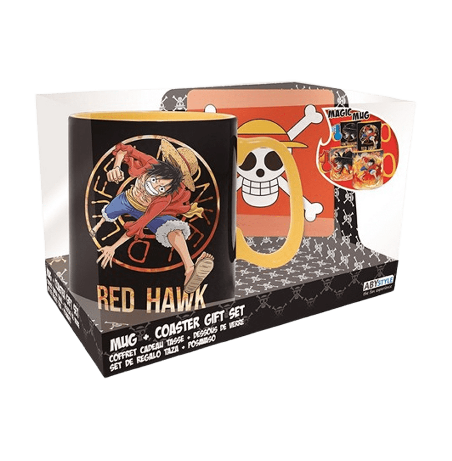 One Piece Luffy And Sabo Magic Mug Gift Set