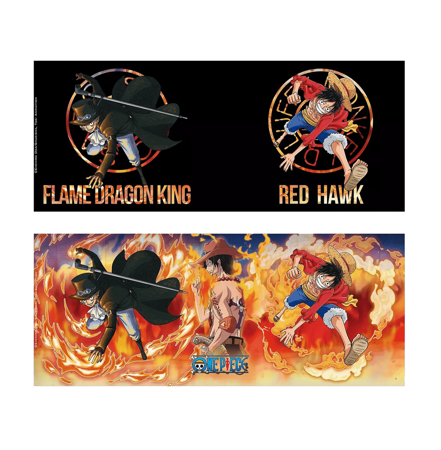 One Piece Luffy And Sabo Magic Mug Gift Set