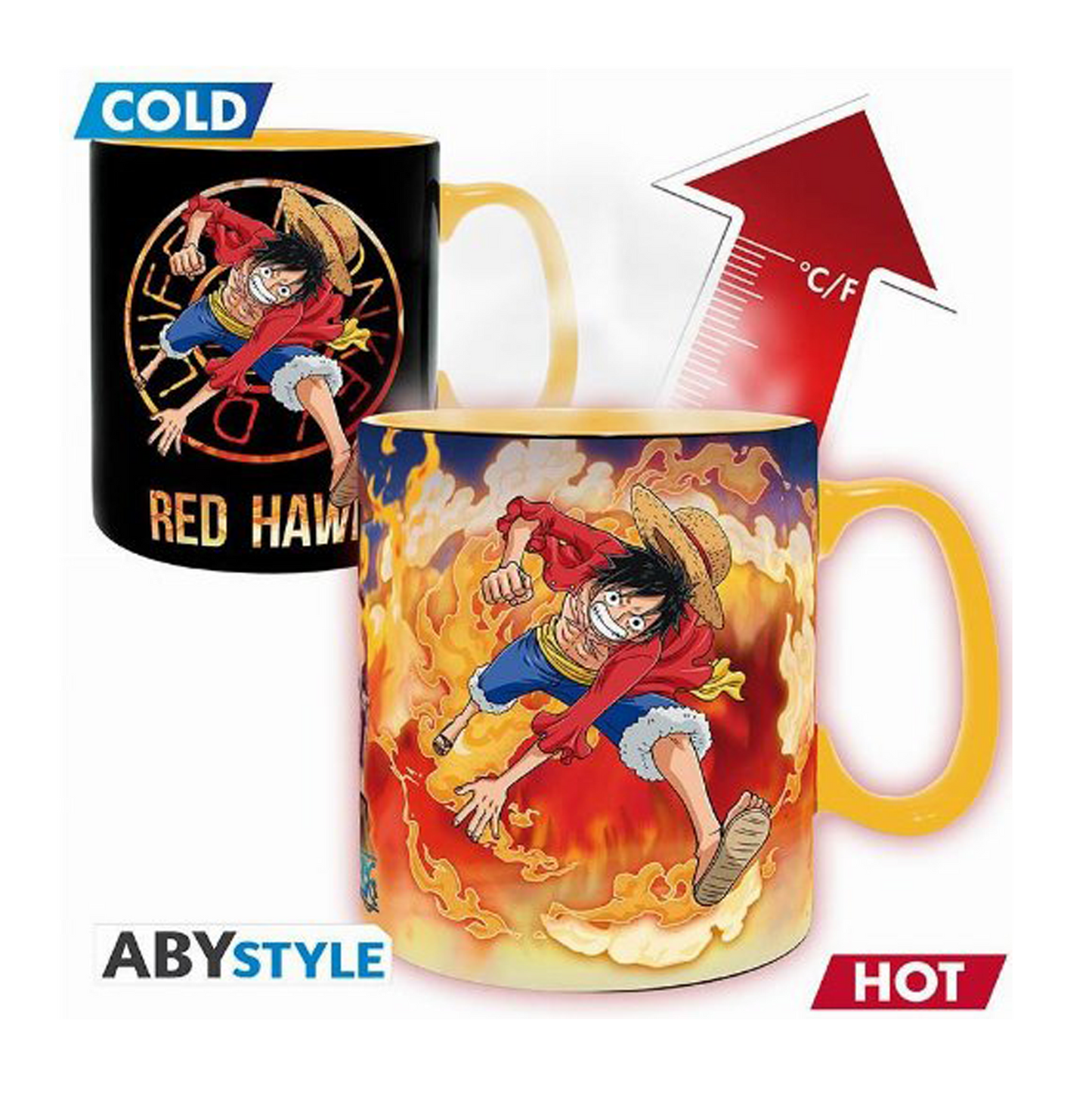 One Piece Luffy And Sabo Magic Mug Gift Set