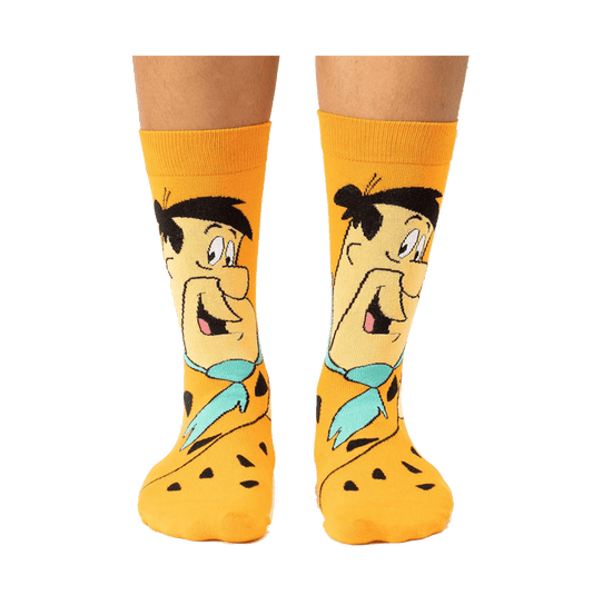 The Flintstones Fred And Dino Bff Unisex Socks - www.entertainmentstore.in