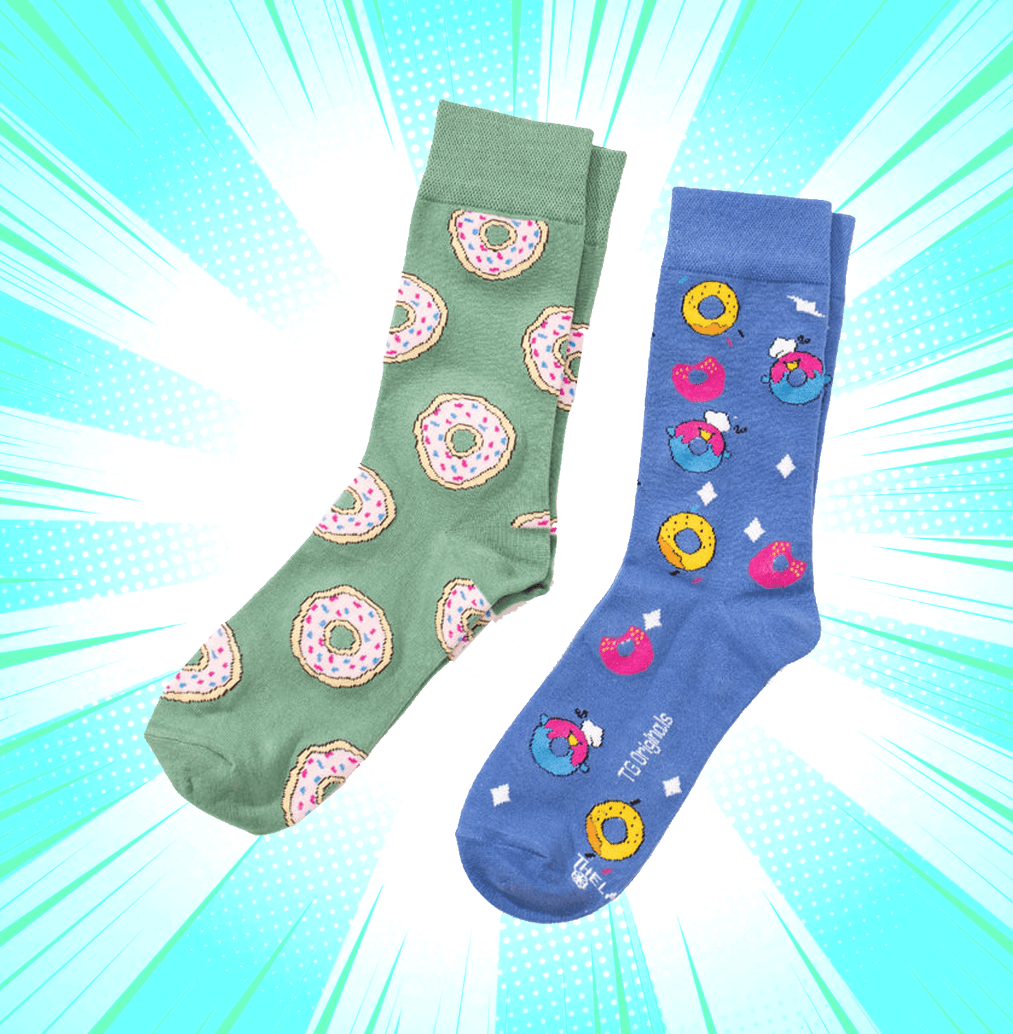 Double Donut Unisex Socks - www.entertainmentstore.in