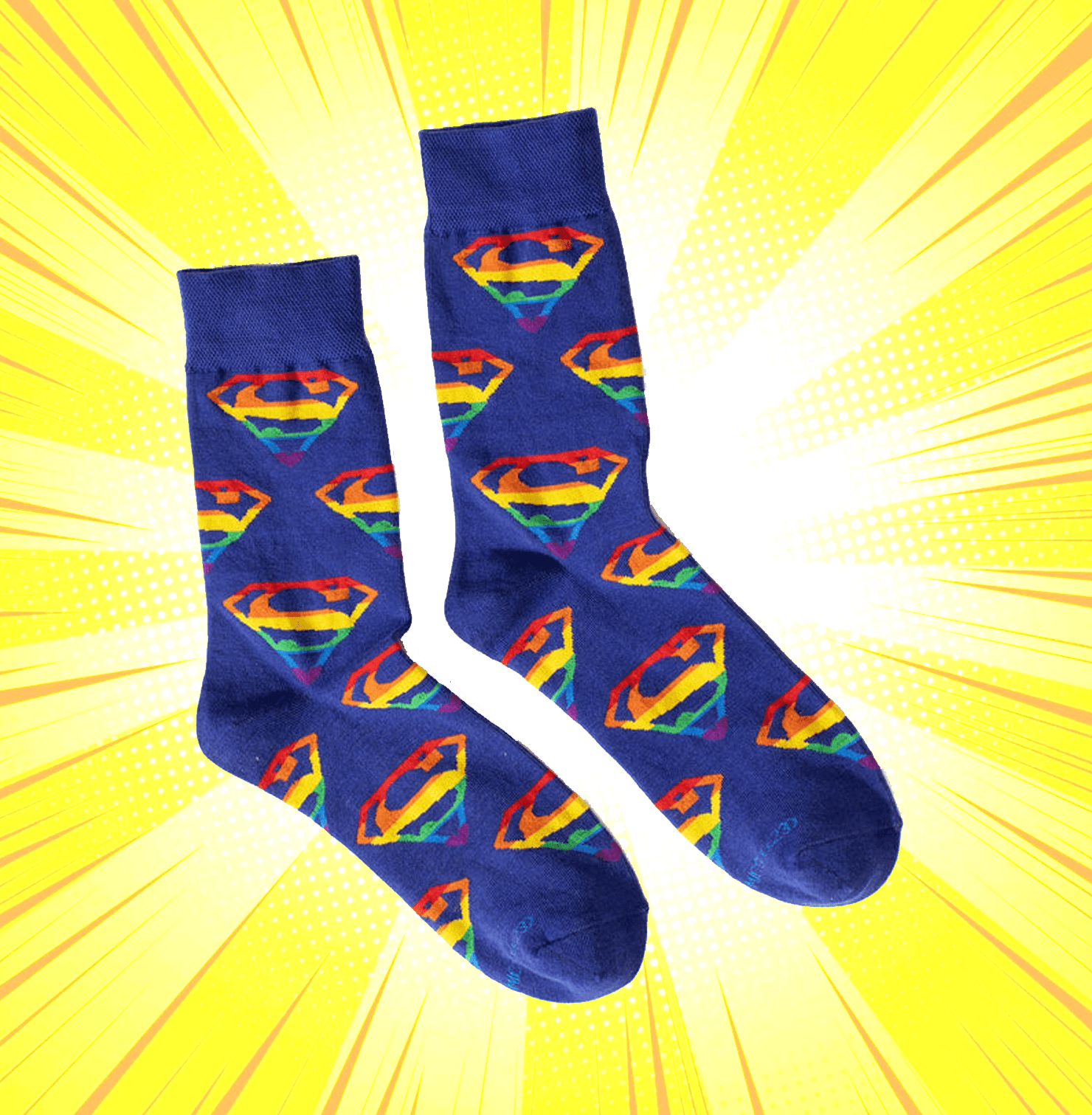 Dc Superman Pride Unisex Socks - www.entertainmentstore.in