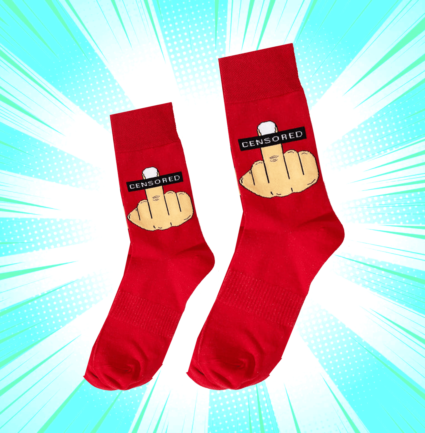 Censored Unisex Socks - www.entertainmentstore.in