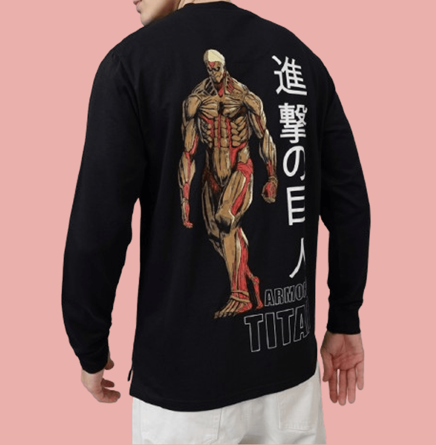 Attack On Titan 3143 Black Loose Fit Mens T Shirt