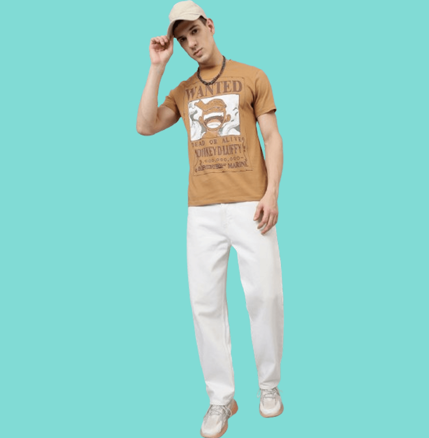 One Piece 2058 Caramel Mens T Shirt