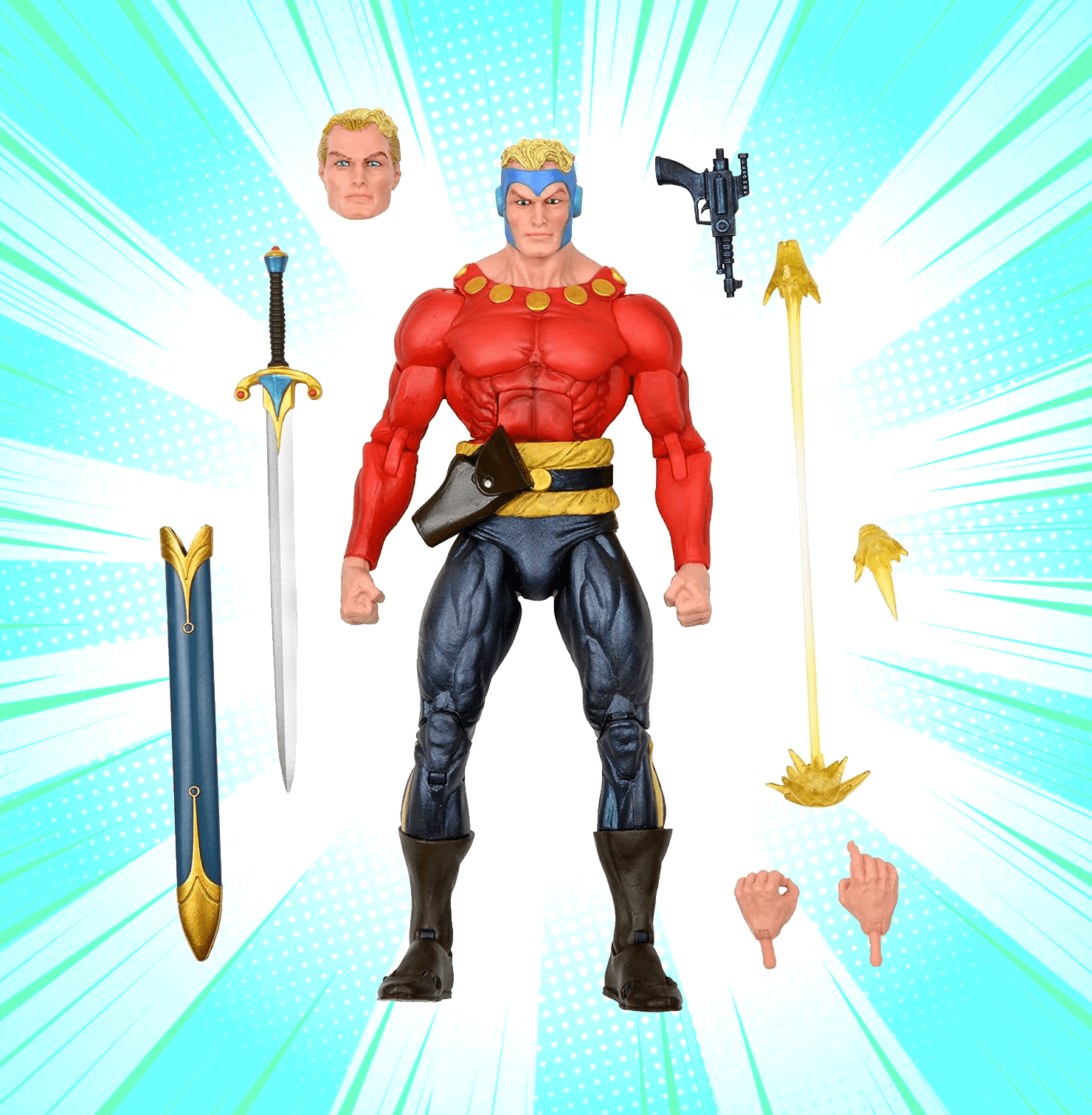 KS Original Superheroes The Flash Gordon 7 Scale Action Figure - www.entertainmentstore.in