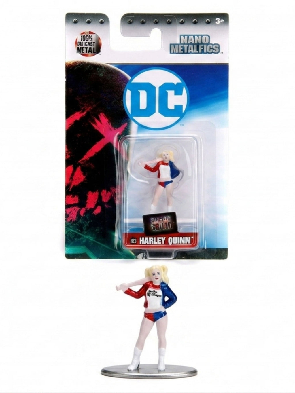 Nano Metalfigs DC Suicide Squad Harley Quinn Die-Cast Figure