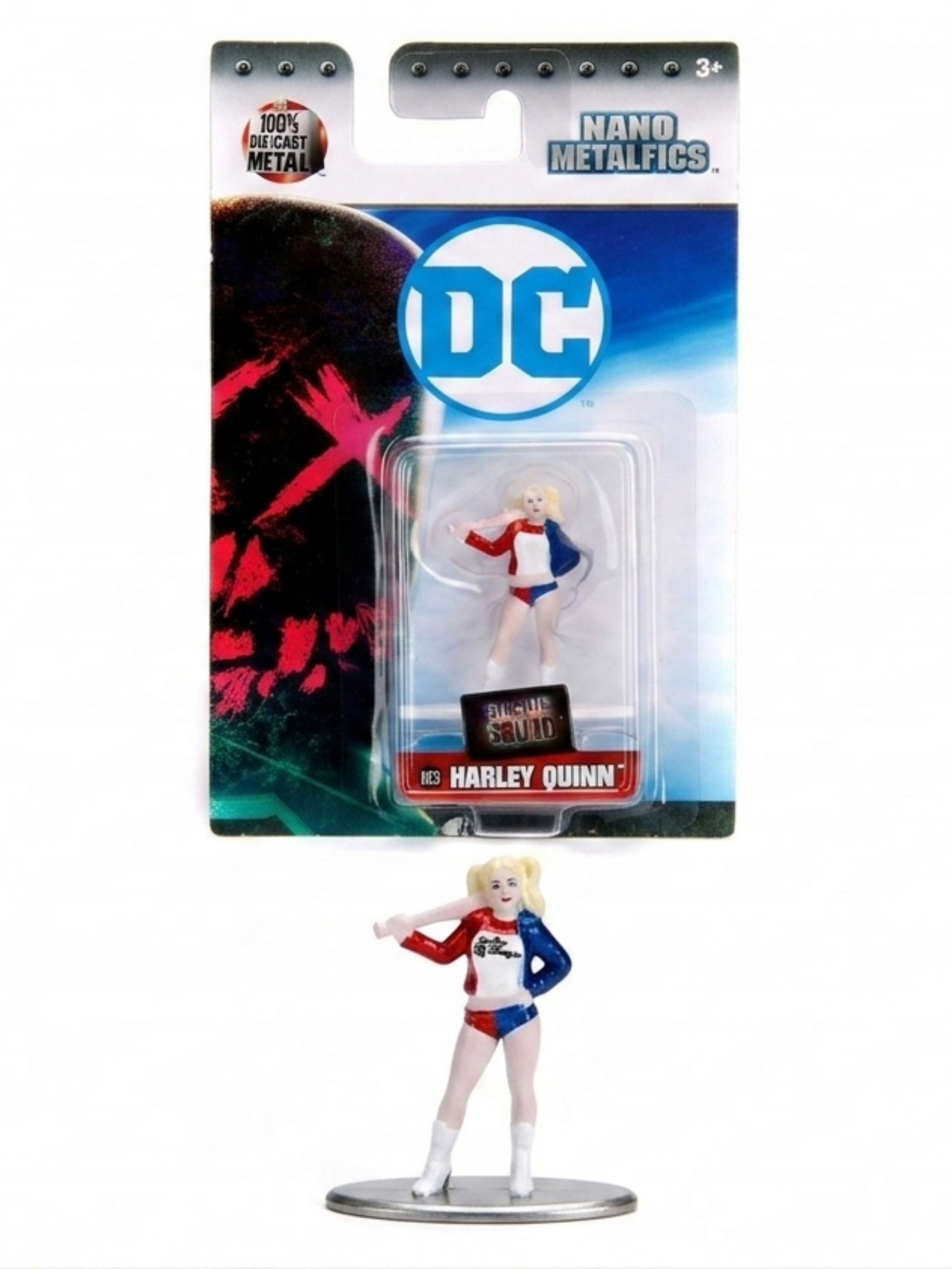Nano Metalfigs DC Suicide Squad Harley Quinn Die-Cast Figure