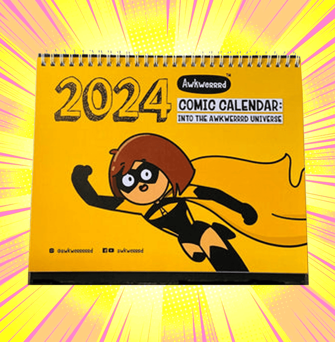 Comic Calendar 2024 Into The Awkwerrrd Universe - www.entertainmentstore.in