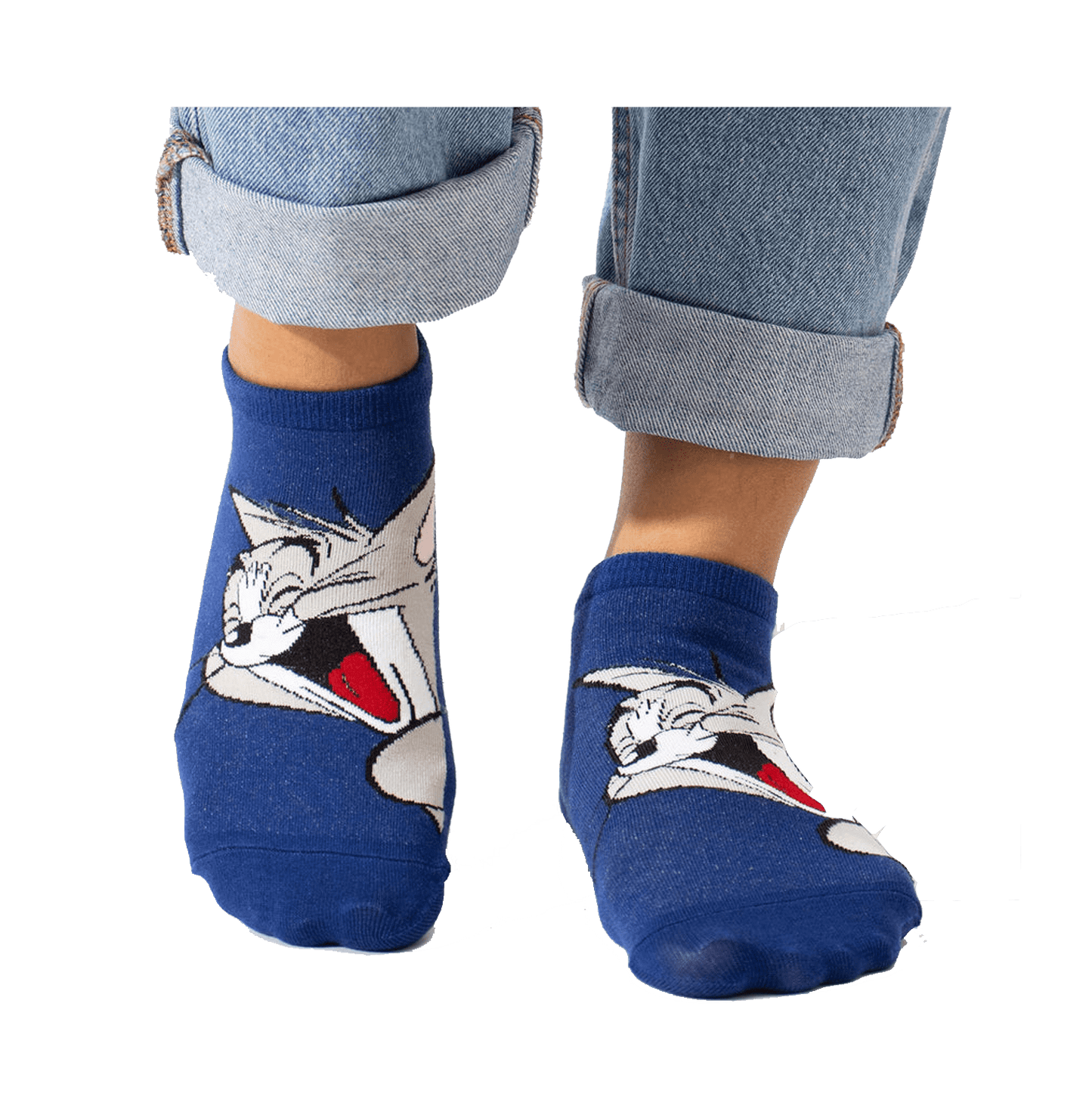 Tom And Jerry Smiling Pack Of 2 Unisex Socks - www.entertainmentstore.in