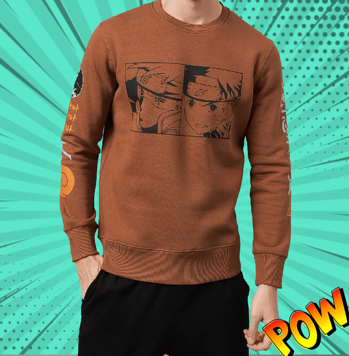 Naruto 2802 Bombay Brown Sweatshirt - www.entertainmentstore.in