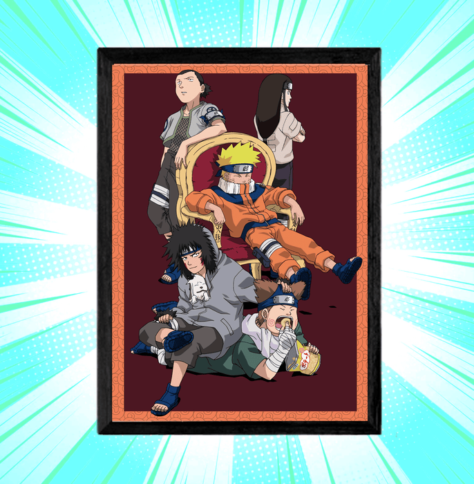 Naruto Shikamaru Team Minitokya Framed Poster - www.entertainmentstore.in