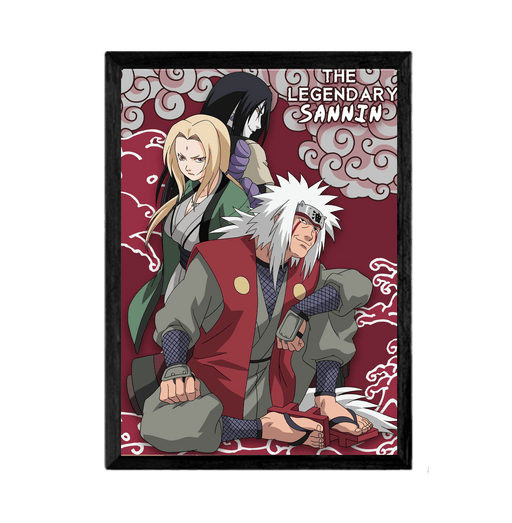 Naruto The Legendary Sannin Framed Poster - www.entertainmentstore.in