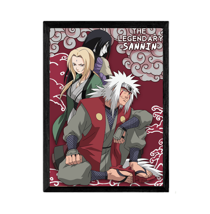 Naruto The Legendary Sannin Framed Poster - www.entertainmentstore.in