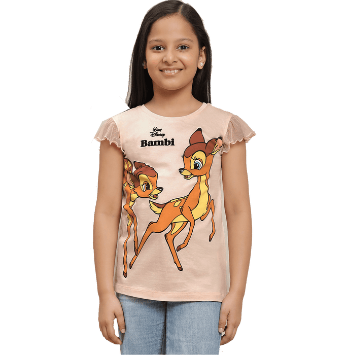 Bambi 4039 Pastel Peach Kids T Shirt - www.entertainmentstore.in