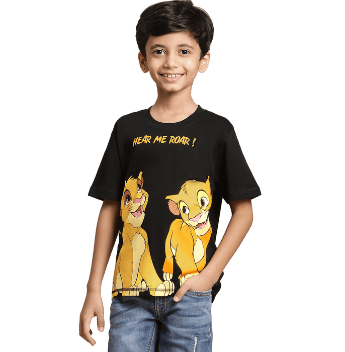 Lion King 0057 Black Kids T Shirt - www.entertainmentstore.in