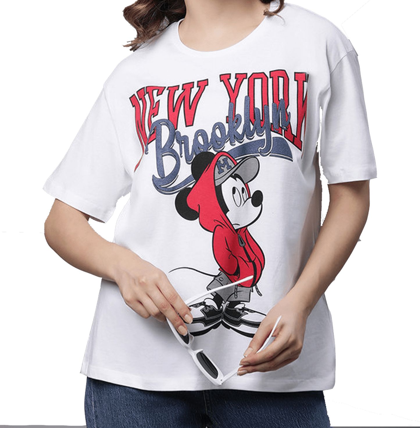 Mickey & Friends 3950 White  Mens T Shirt - www.entertainmentstore.in