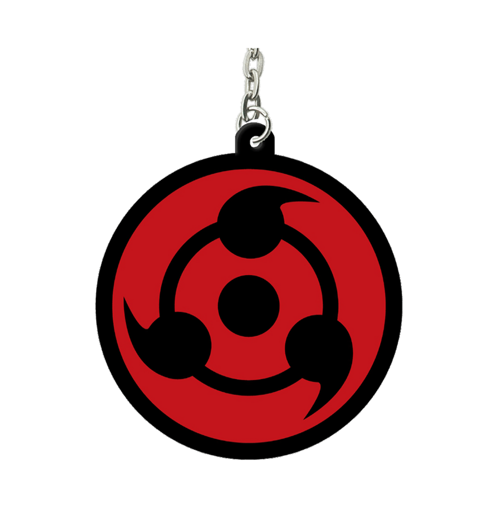 Naruto Sharinagan Doubleside Keychain