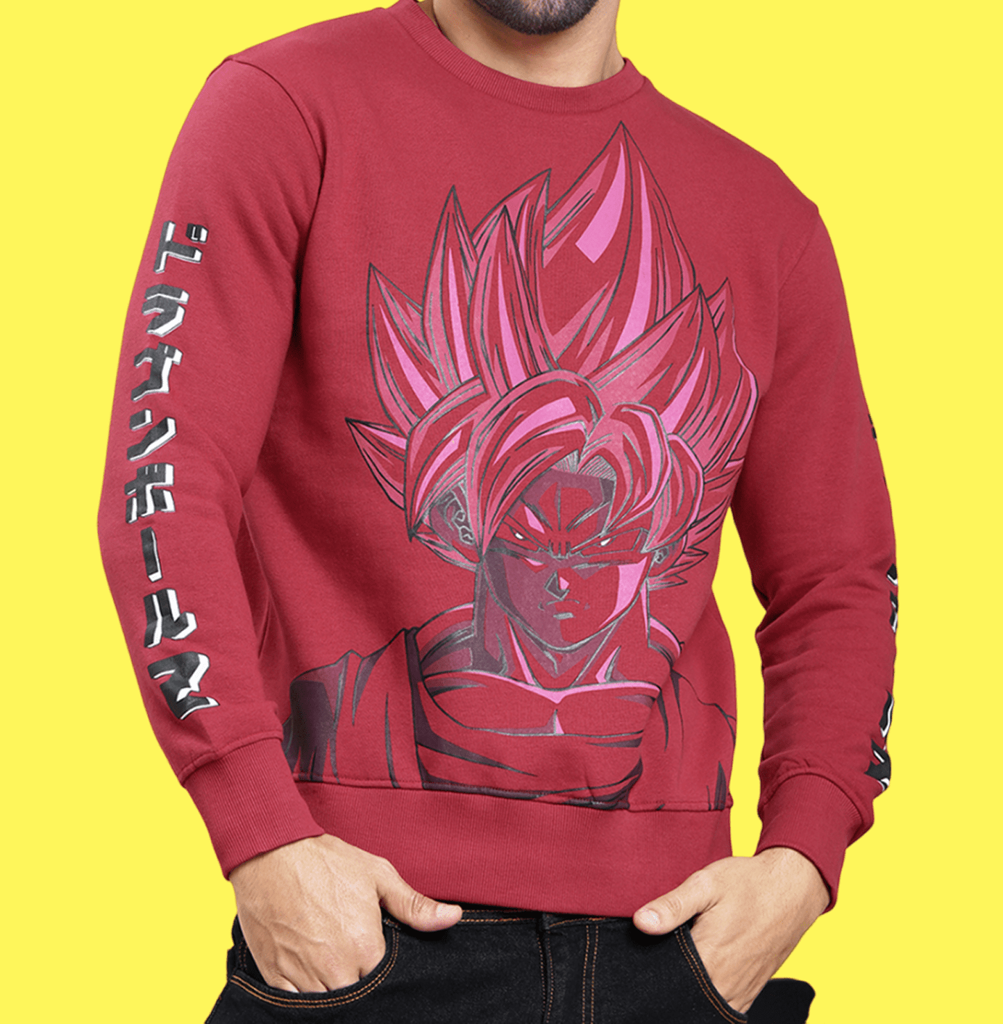 Dragon Ball Z 0141 Cranberry Sweatshirt