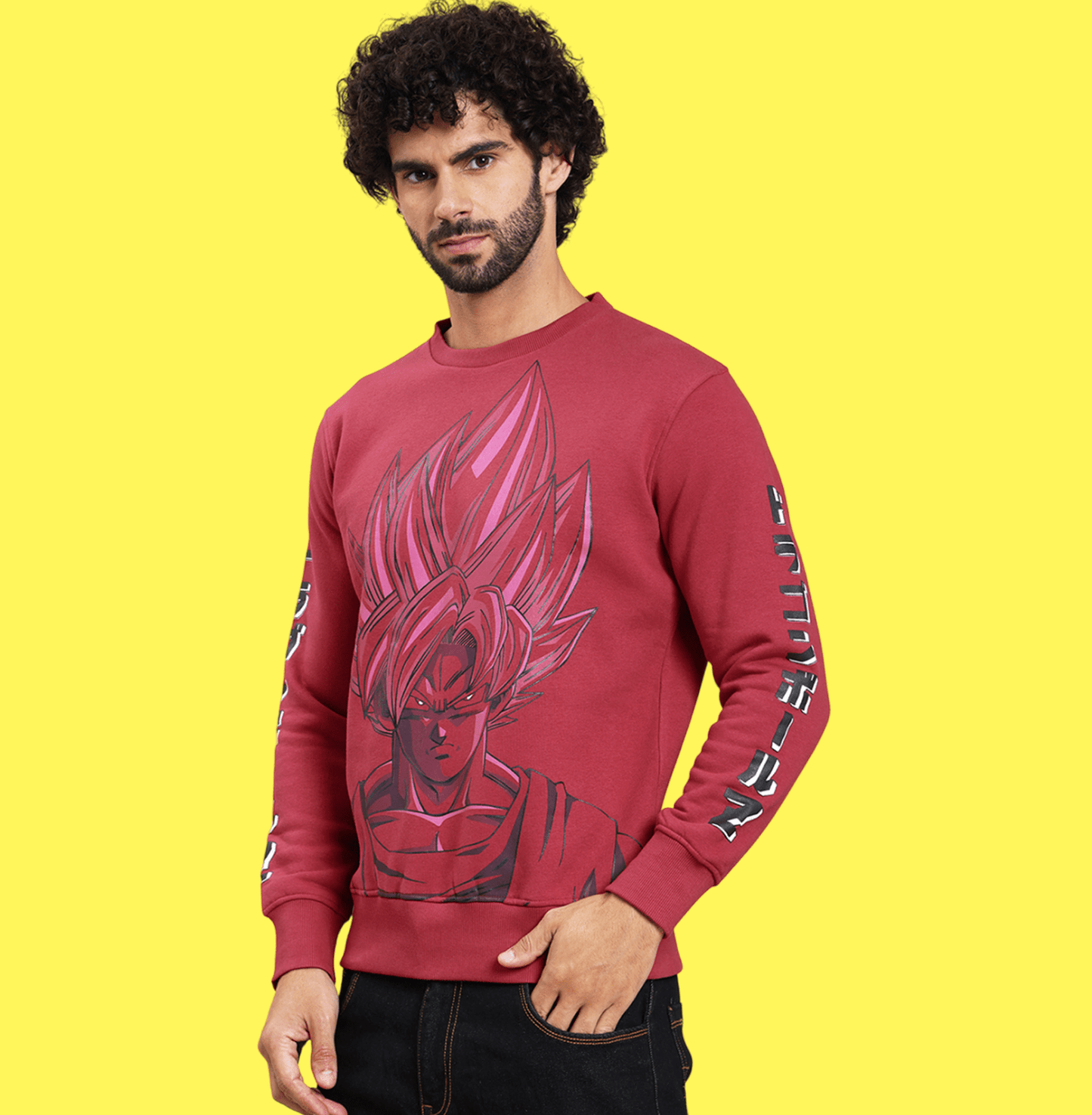 Dragon Ball Z 0141 Cranberry Sweatshirt