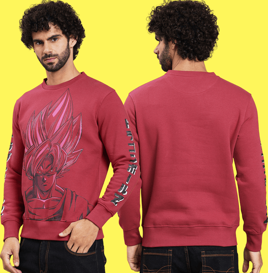 Dragon Ball Z 0141 Cranberry Sweatshirt