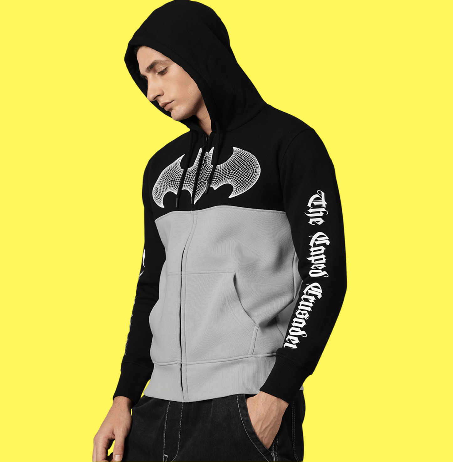 Batman 0216 Black/Dawn Grey Hoodie