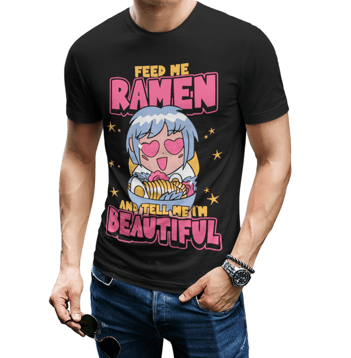 Naruto Ramen Black Oversized  Mens T Shirt - www.entertainmentstore.in