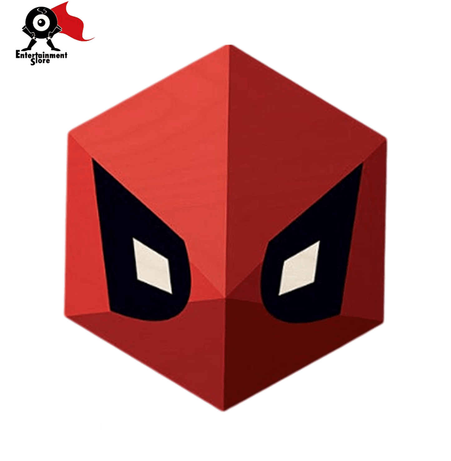 Deadpool Kawaii Hexagon Personalised Wooden Fridge Magnet