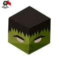 Hulk Kawaii Hexagon Personalised Wooden Fridge Magnet