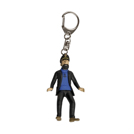 Tintin Haddock In The Rally Pvc Keychain - www.entertainmentstore.in