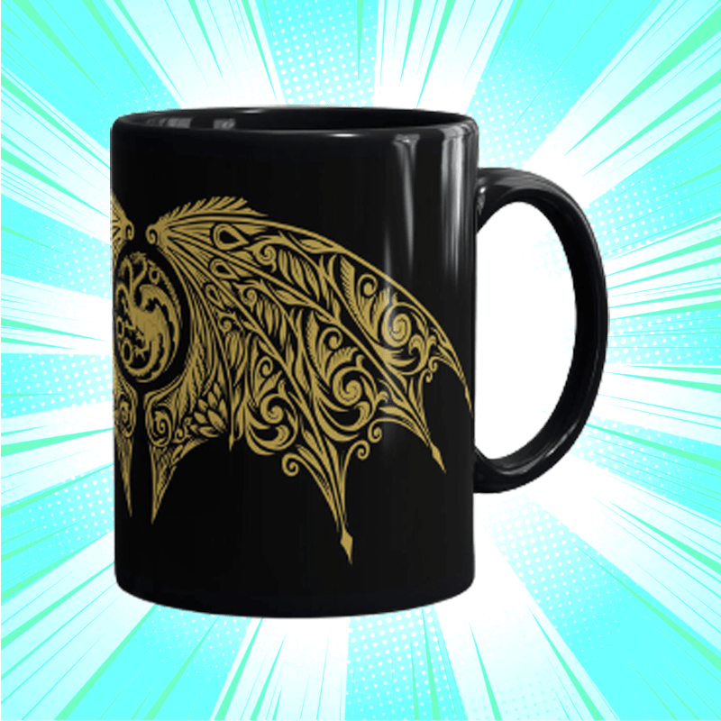 Dragon Wings Coffee Mug - www.entertainmentstore.in