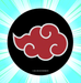 Naruto Akatsuki Matte Button Badge - www.entertainmentstore.in