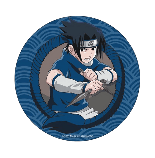 Naruto Sasuke Glossy Button Badge - www.entertainmentstore.in