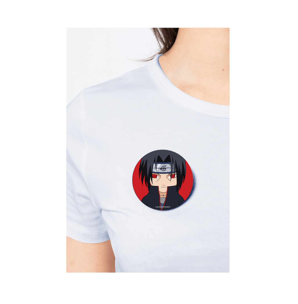 Naruto Itachi Glossy Button Badge - www.entertainmentstore.in