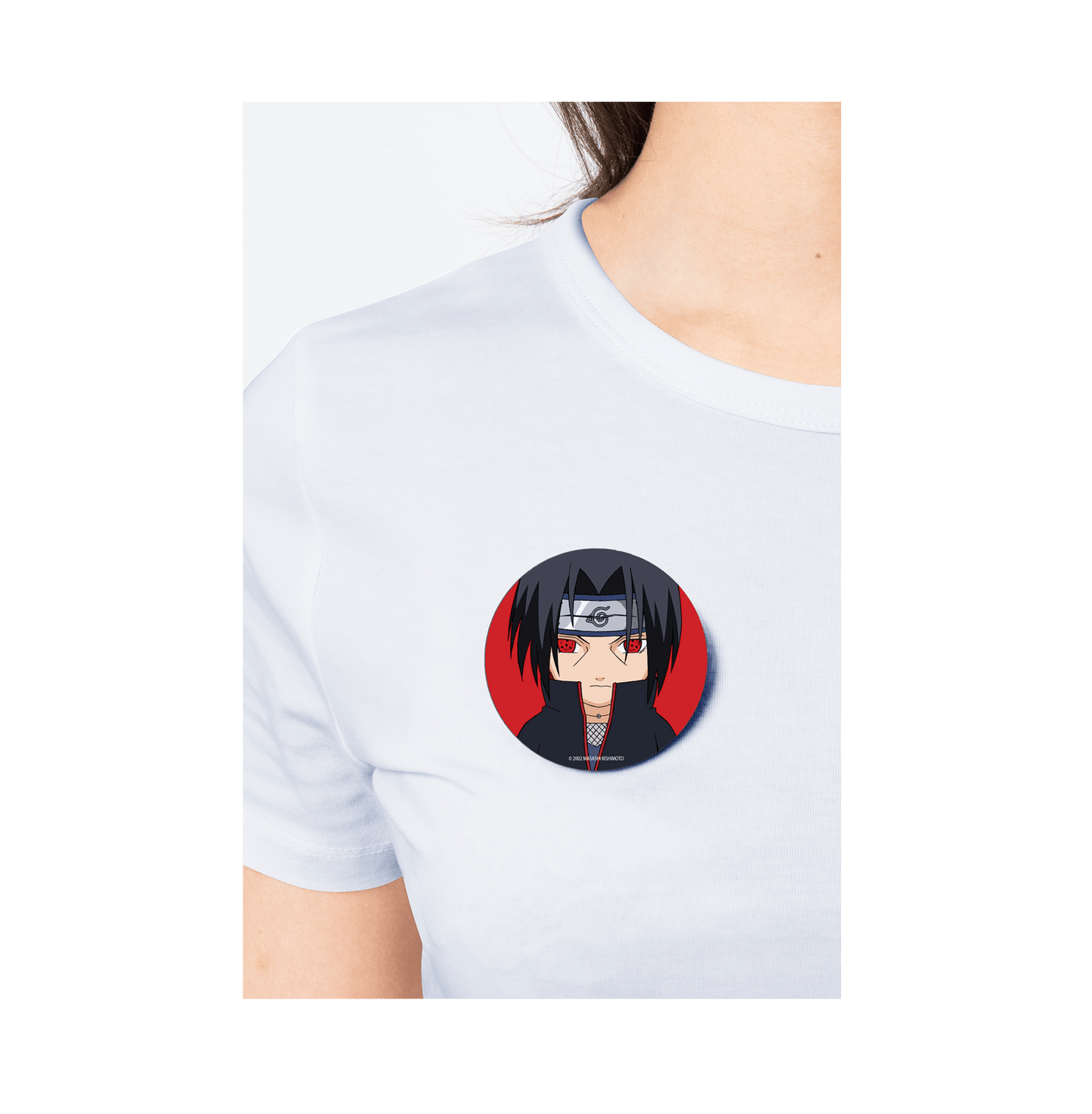 Naruto Itachi Glossy Button Badge - www.entertainmentstore.in