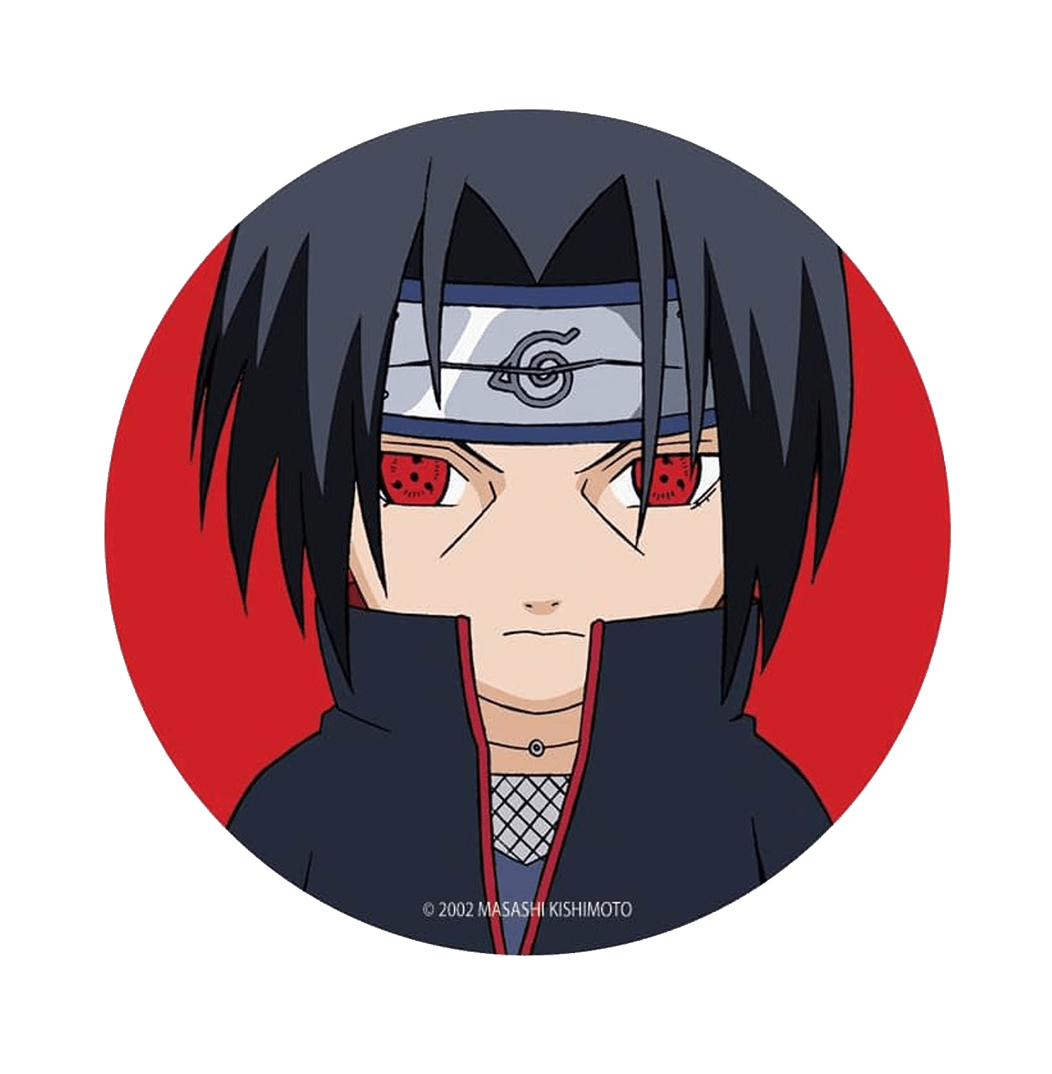 Naruto Itachi Glossy Button Badge - www.entertainmentstore.in