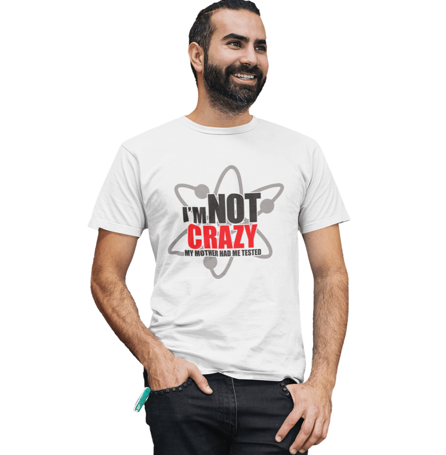 Big Bang Theory I Am Not Crazy White T Shirt - www.entertainmentstore.in