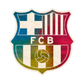 FC Barcelona Wooden Fridge Magnet - www.entertainmentstore.in
