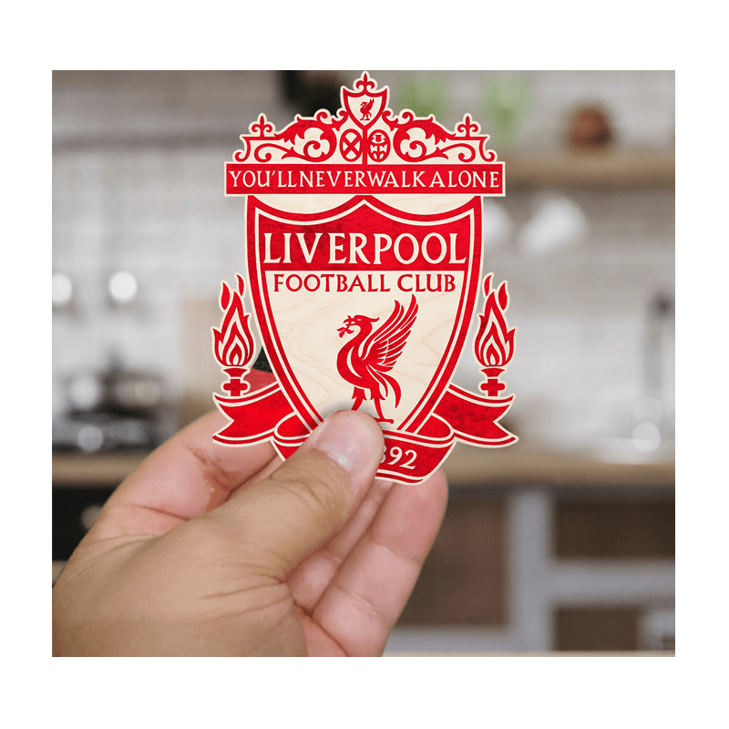 Liverpool Wooden Fridge Magnet - www.entertainmentstore.in