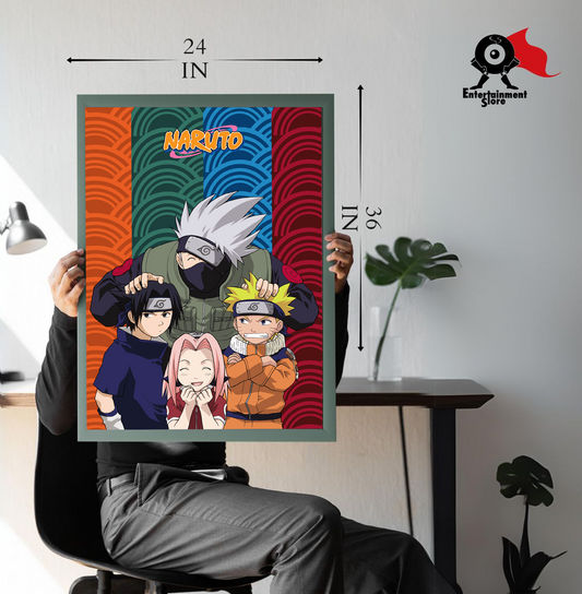 Naruto And Friends Anime Maxi Poster