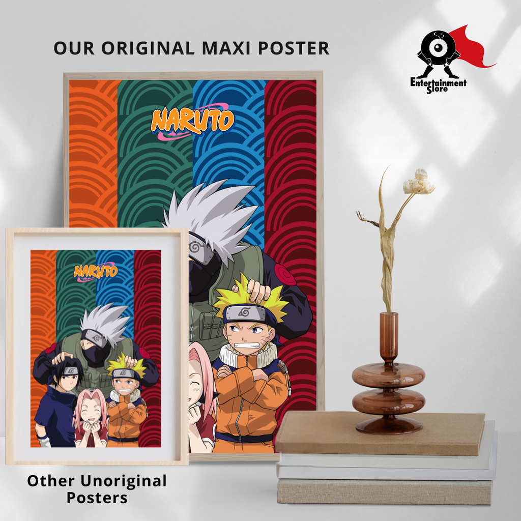Naruto And Friends Anime Maxi Poster