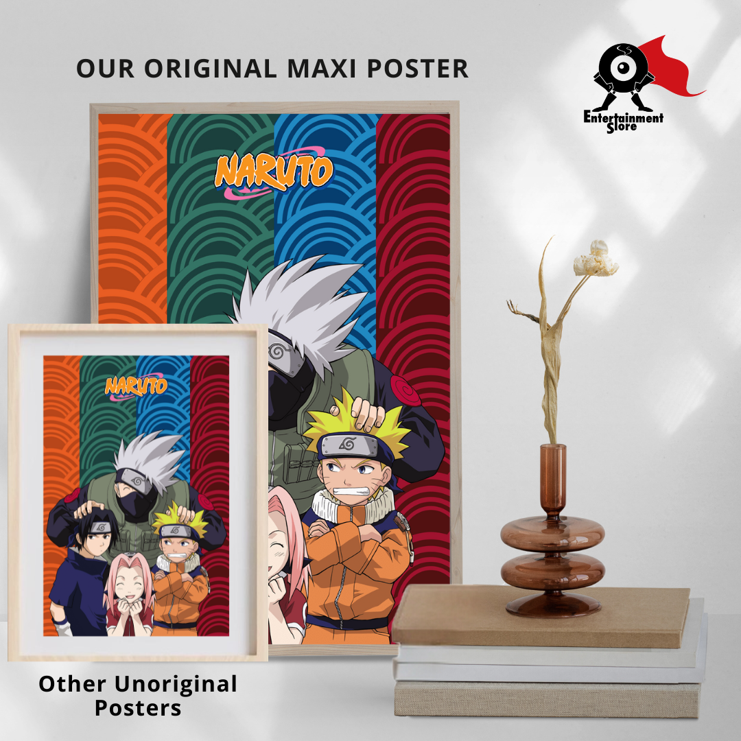 Naruto And Friends Anime Maxi Poster